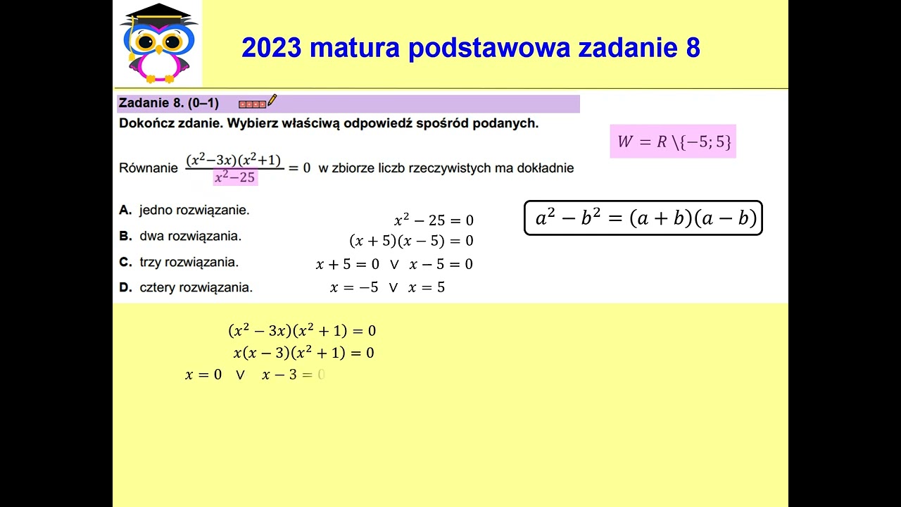 08 PP POP 2023 Matura matematyka poziom podstawowy, termin poprawkowy, sierpień. Zadanie 8