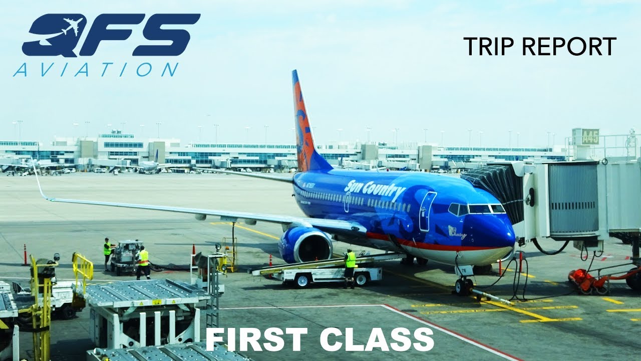 TRIP REPORT | Sun Country Airlines - 737 700 - Minneapolis (MSP) to Denver (DEN) | First Class
