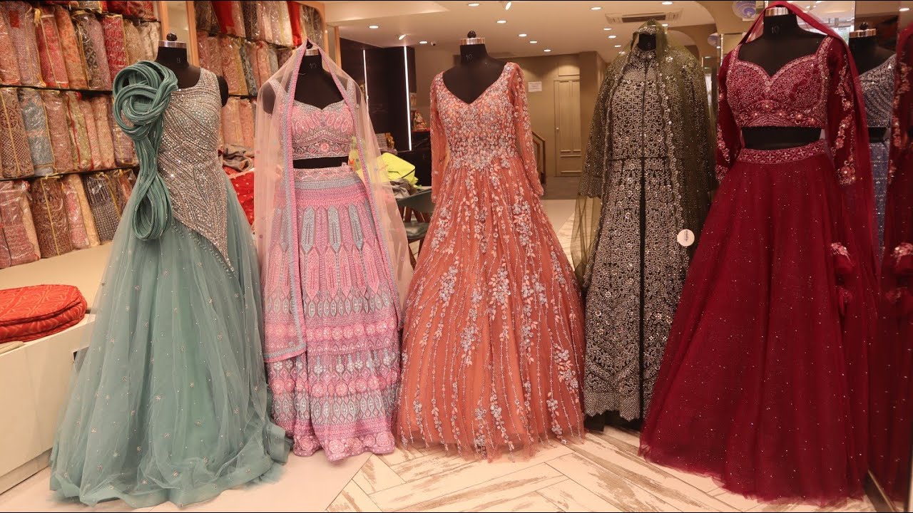 celebrity drss in namma chennai| CORAL BRIDAL STUDIO| designer gowns, lehenga, crptop