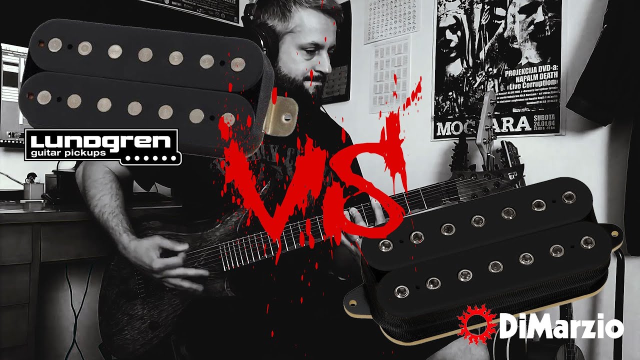 Lundgren M7 vs DiMarzio BLAZE