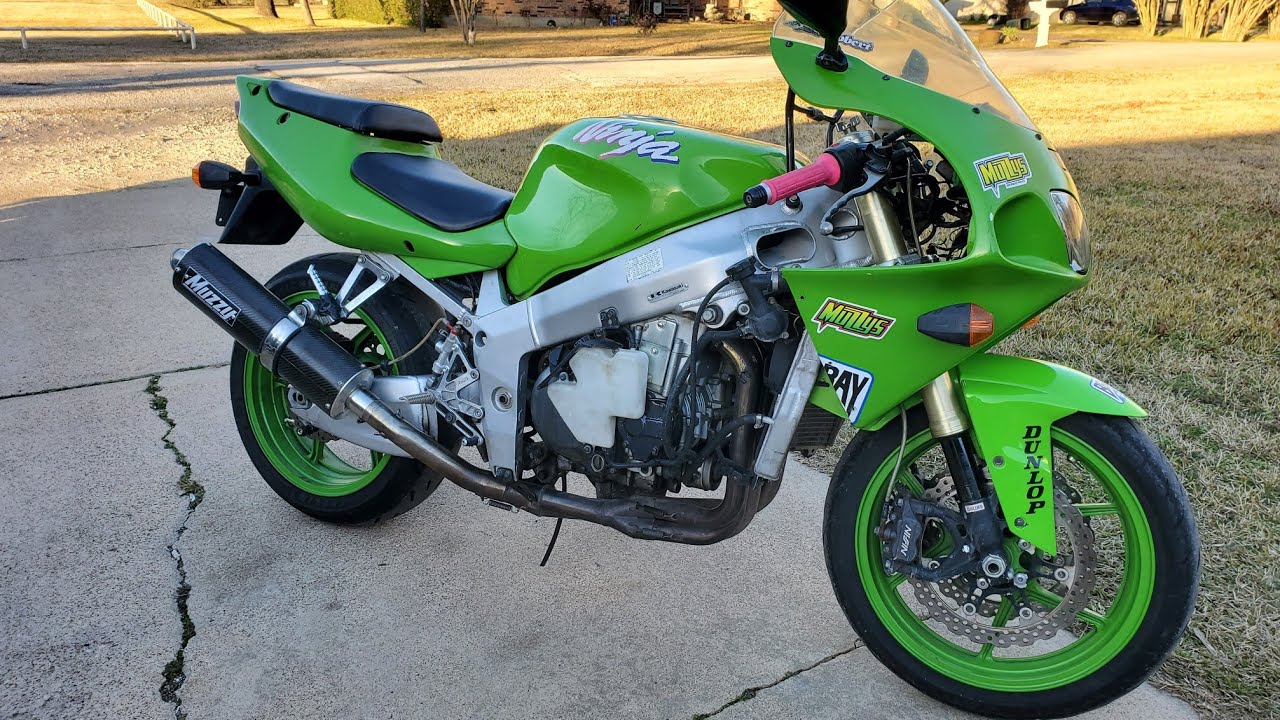 Zx7r clutch and oil change