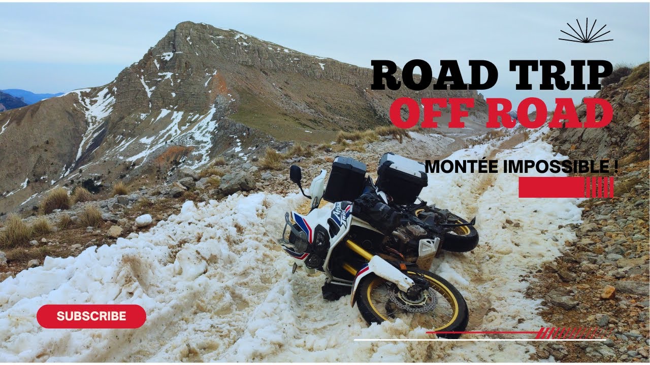 ROAD  TRIP  MOTO►  La montée impossible en Africa twin !! Dans les Haute Provence
