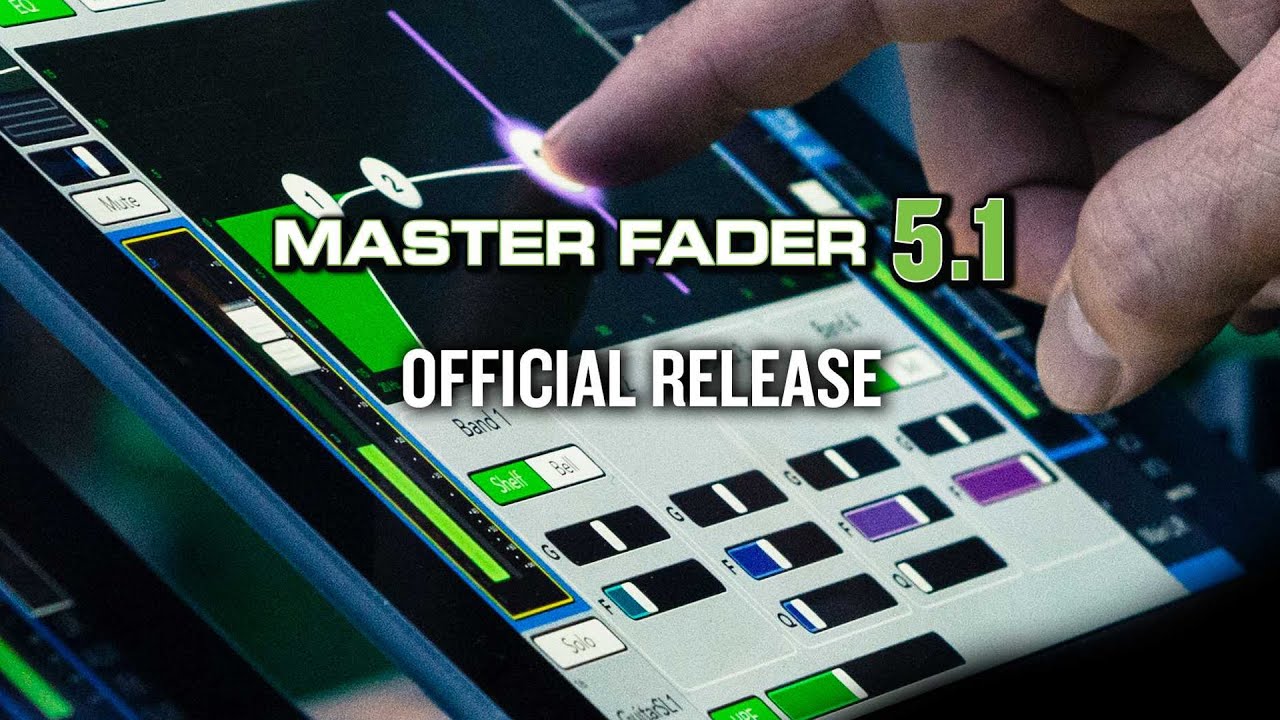 Phần mềm MASTER FADER 5.1 và Mixer Digital của MACKIE (DL1608 -DL16S - DL32S - DL32R)