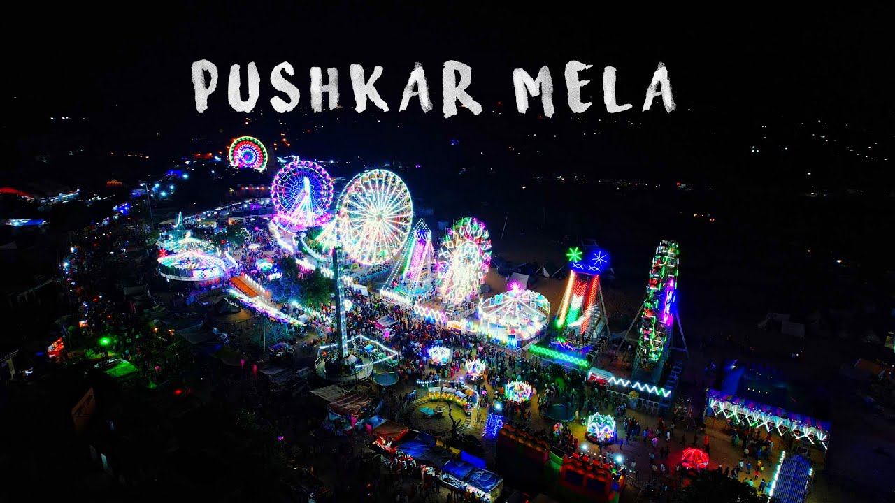PUSHKAR MELA 2022 // DRONE SHOTS