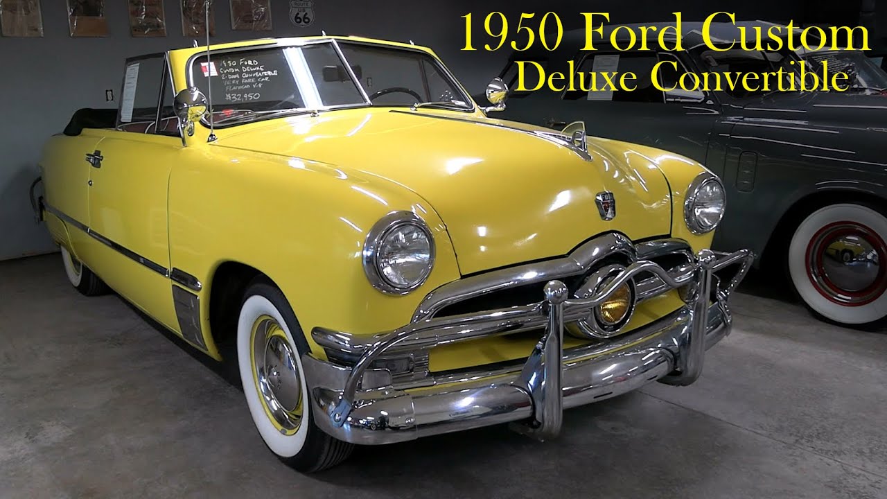 1950 Ford Custom Deluxe - Flathead V8 - Convertible