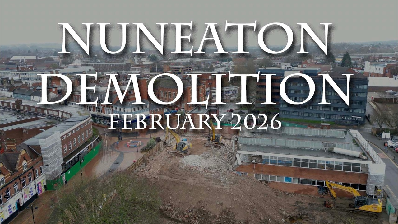 Update of the demolition in Nuneaton town centre.