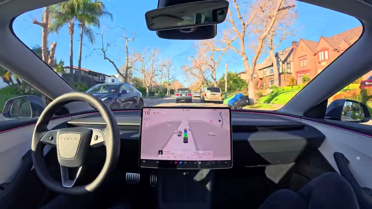 My Tesla Drives Through LA Traffic Like It's Been Living Here Its Whole Life