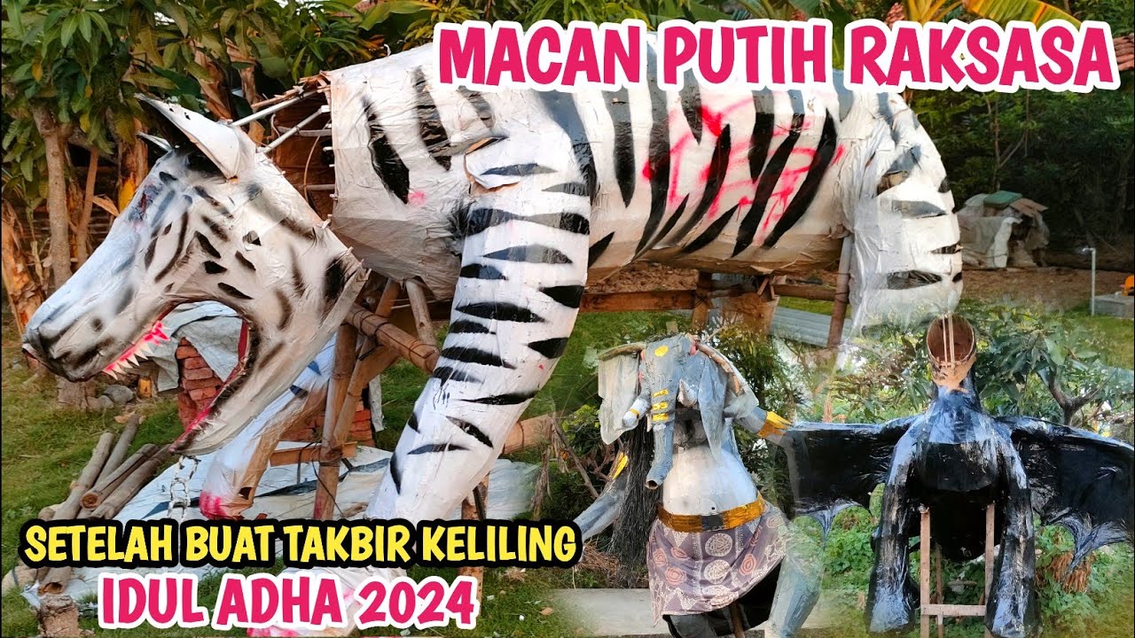 Ada Naga Hitam‼️Kondisi 4 Arak-arakan Setelah Buat Memeriahkan Takbir Keliling Idul Adha 2024