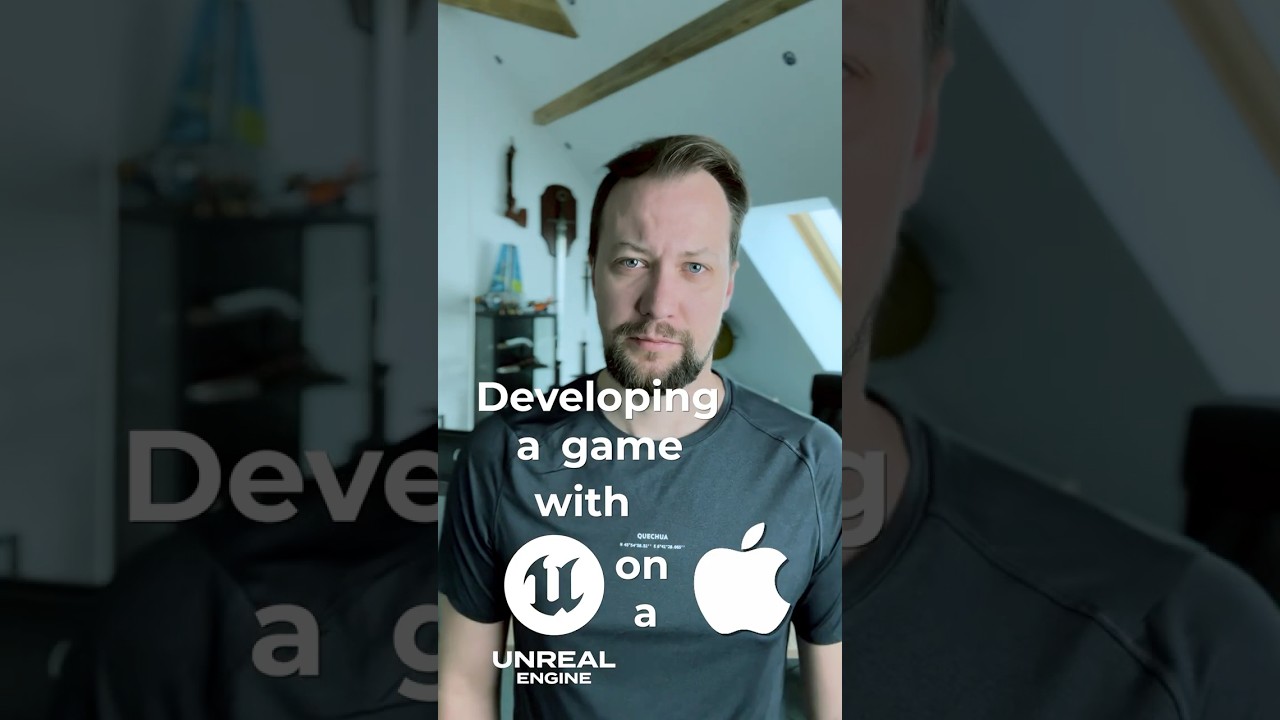 Unreal Engine 5 on a Mac 💻 #gaming #unrealengine #gamedev #solo
