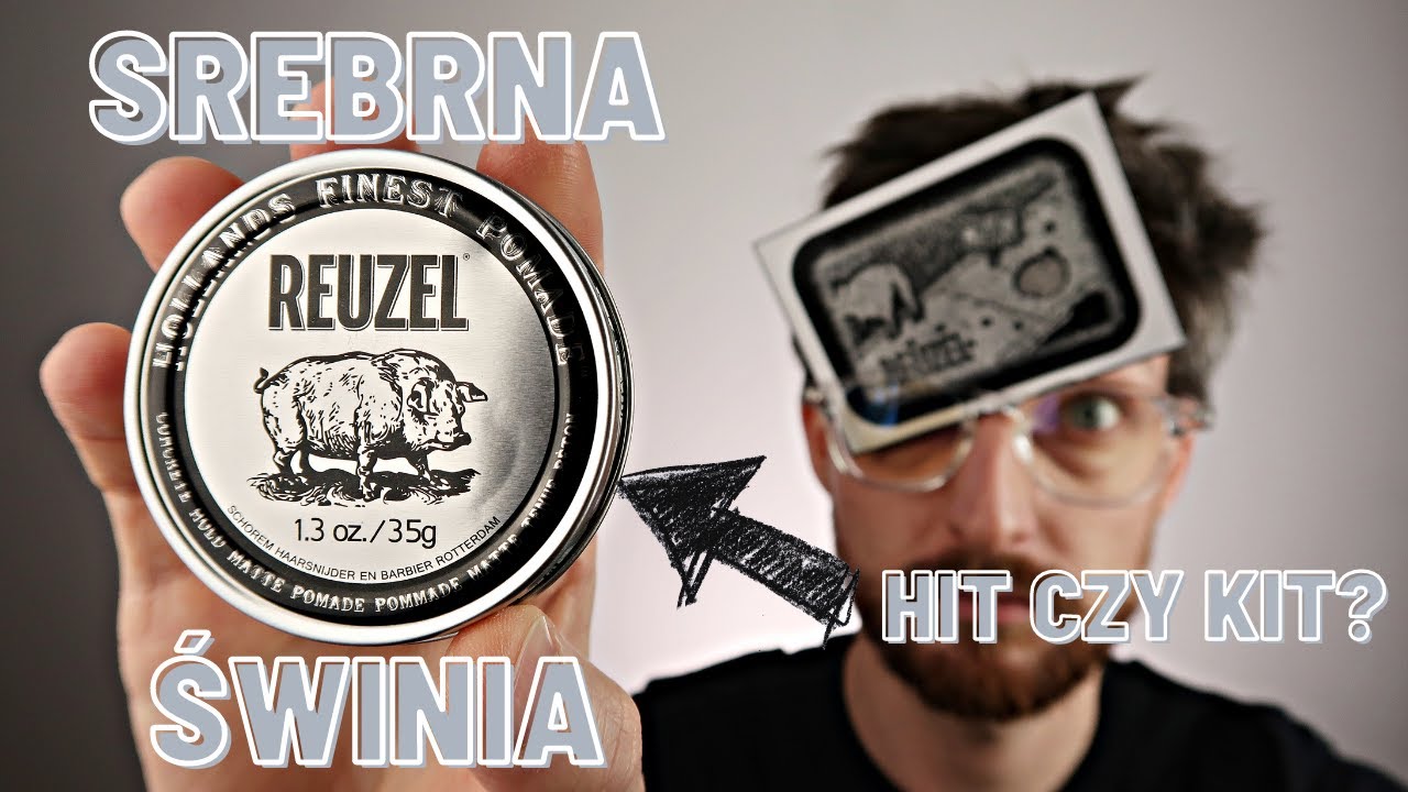 Reuzel Concrete Hold Matte Pomade - recenzja nowej srebrnej świni