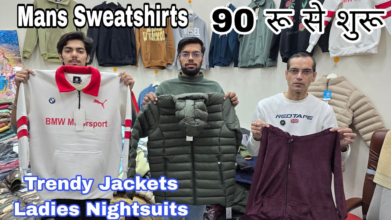Bala Ji Collection | Stylish Sweatshirts, Trendy Jackets & Ladies Nightsuits Wholesale Rate 