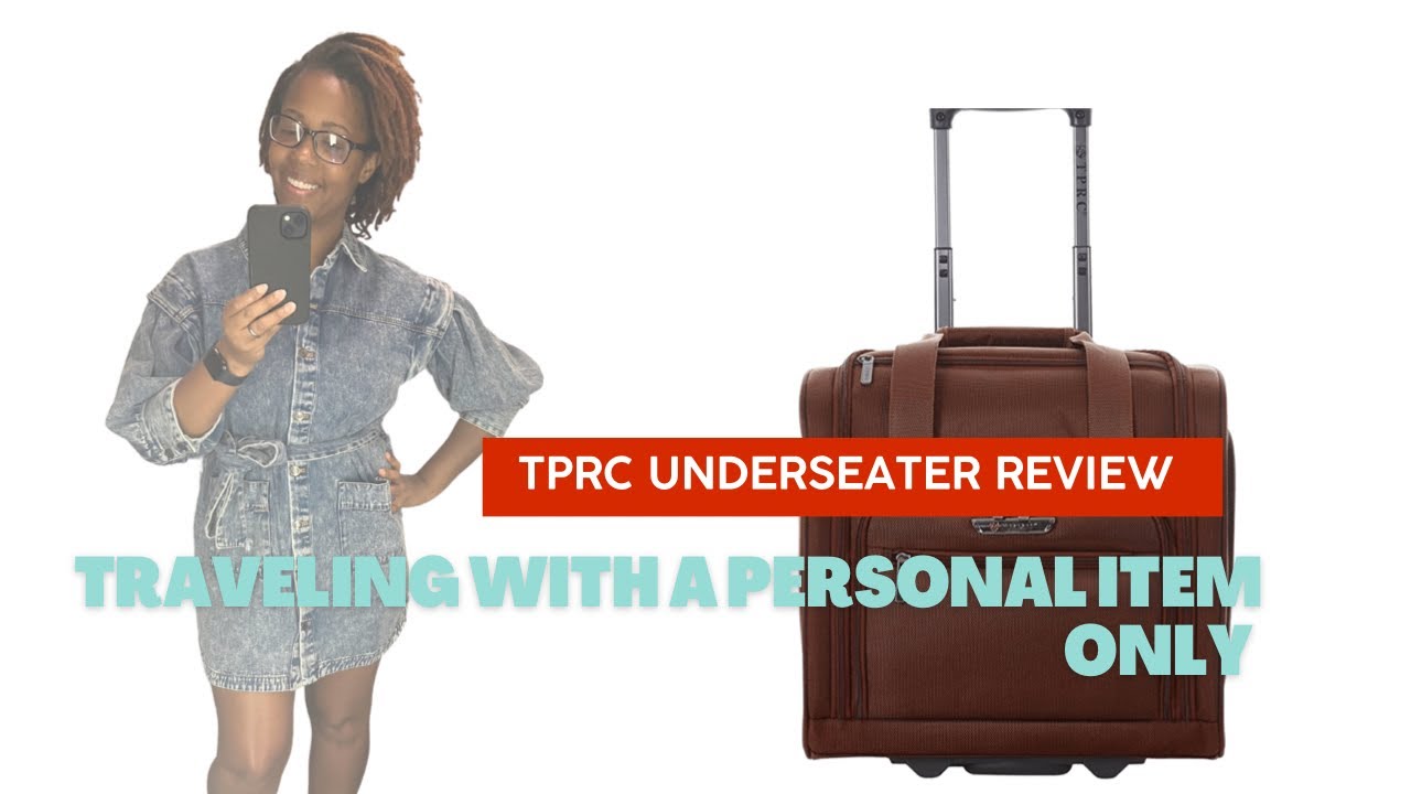 No Checked Bag? | Flying w/ Only a Personal item Bag | Packing my Personal Item Bag |TPRC Bag Review