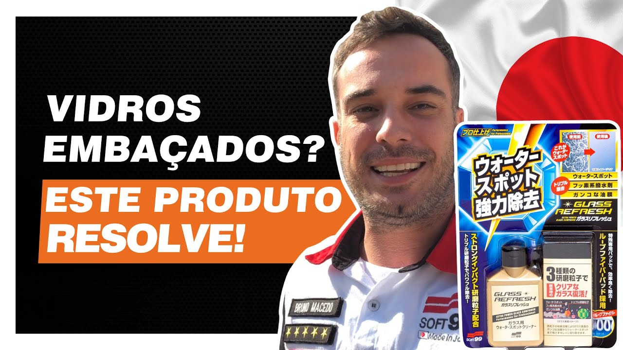 Como descontaminar os vidros COMPLETAMENTE? 🤔 Remover chuva ácida com Glass Refresh Soft99