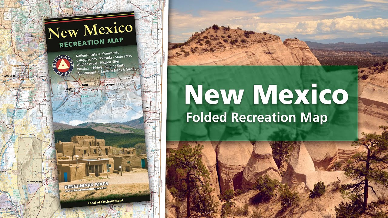 New Mexico Folded Recreation Map