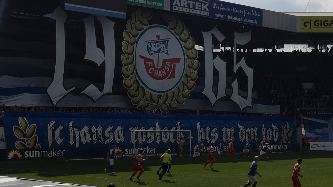 Hymne und Choreo Suptras Rostock | FC Hansa Rostock vs. FSV Zwickau | FCH 3:1 FSV | 30.03.2019