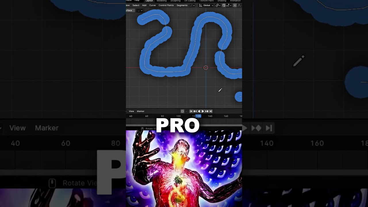 Новичок против профессионала! Прекратите перемещать вершины! Используйте кривые как профессионал! 🖋️