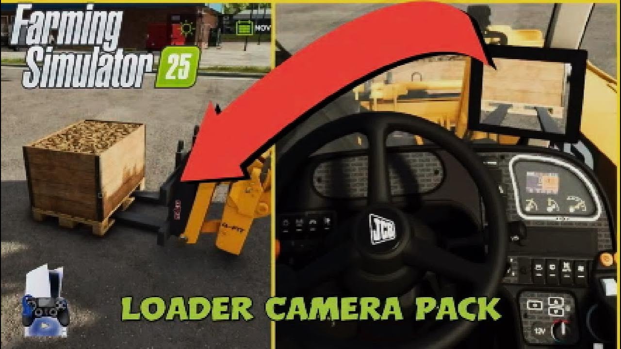 FS25  New Mod (console): Loader Camera Pack | Mods in the spots 🌟 # 34 | DLC Required !!