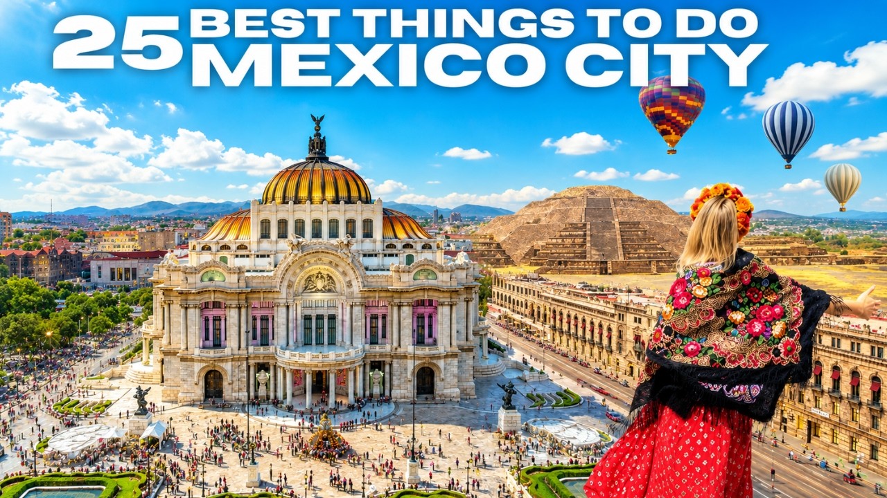 Best Things To Do in Mexico City 4K