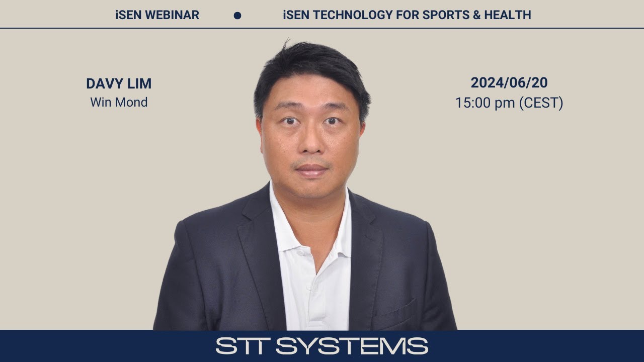 iSEN TECHNOLOGY FOR SPORTS & HEALTH by Davy Lim (Wyn Monde) (Webinar)