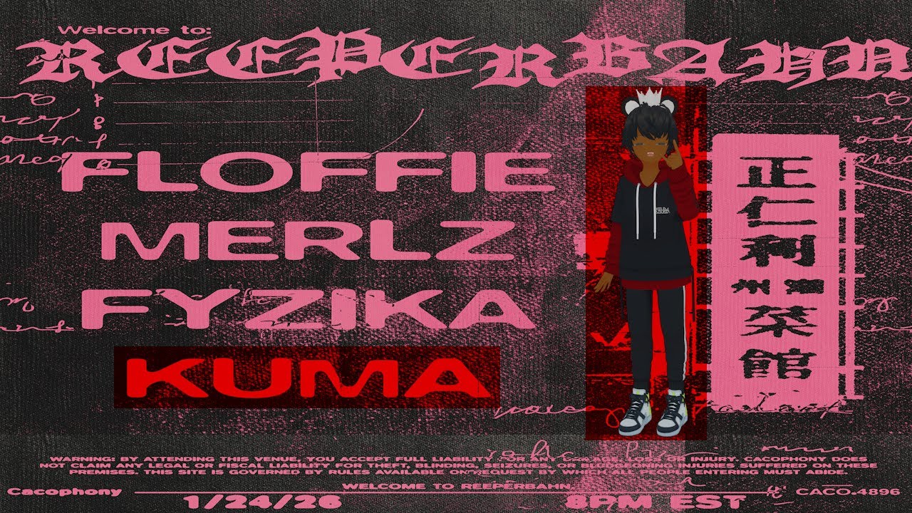 Kuma The Kami @ Cacophony: Reeperbahn -1-24-26 in VRChat [ #drumandbass #crossbreed #hardcore ]
