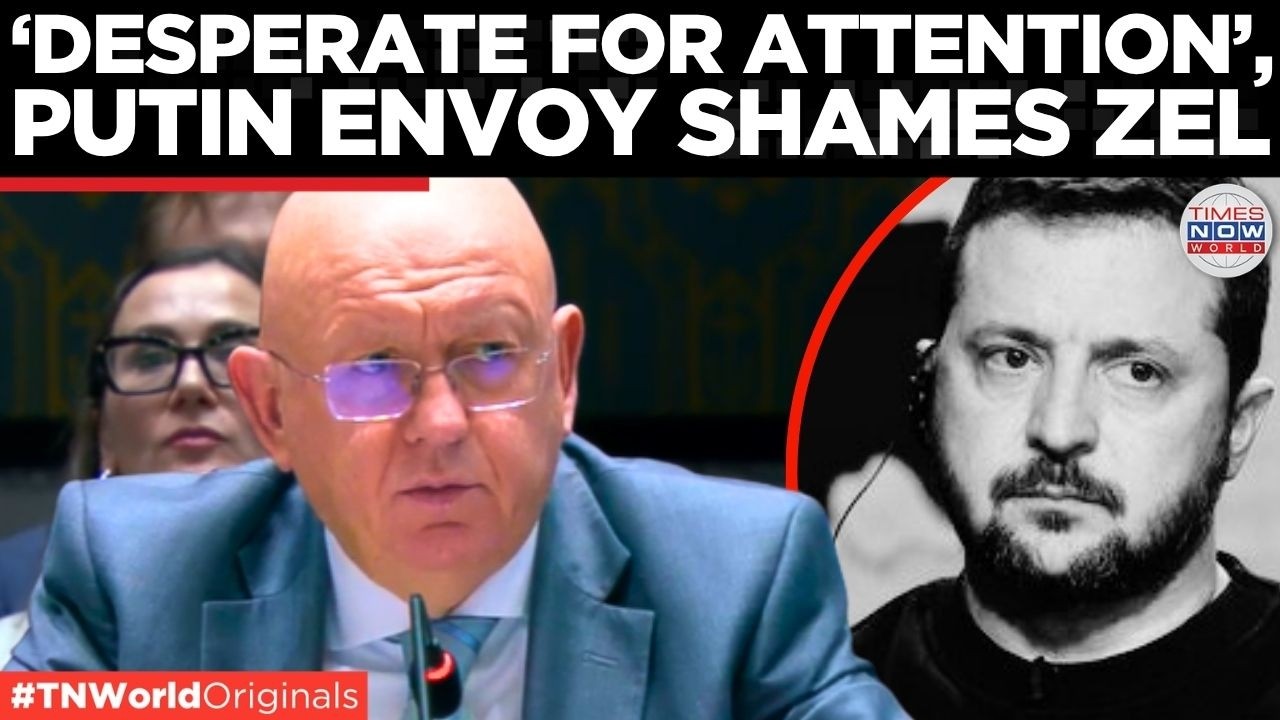 RUSSIA UN BLAST: Zelensky Called &lsquo;Beggar&rsquo;, Europe Accused of Silence | Times Now World