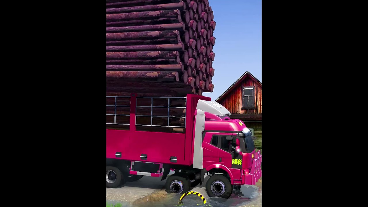 Spintires：MudRunner Truck mod Gameplay Ep460 #spintires #mudrunner   #simulation #drivingskills