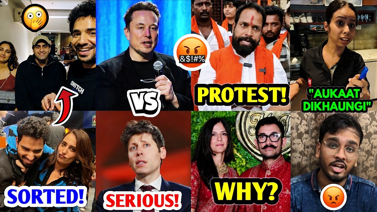This SHOCKED Everyone...😨 Aamir Khan 3rd Marriage PROTEST, Samay & Kusha, Elon Vs Sam, Sourav Joshi