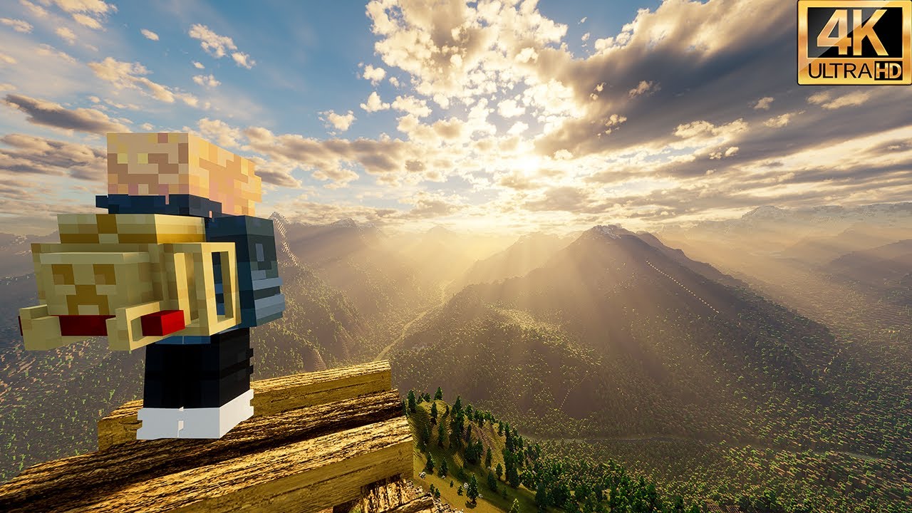 RTX 4080 vs Mount Everest map + Distant Horizons + Partrix + Mods | Minecraft