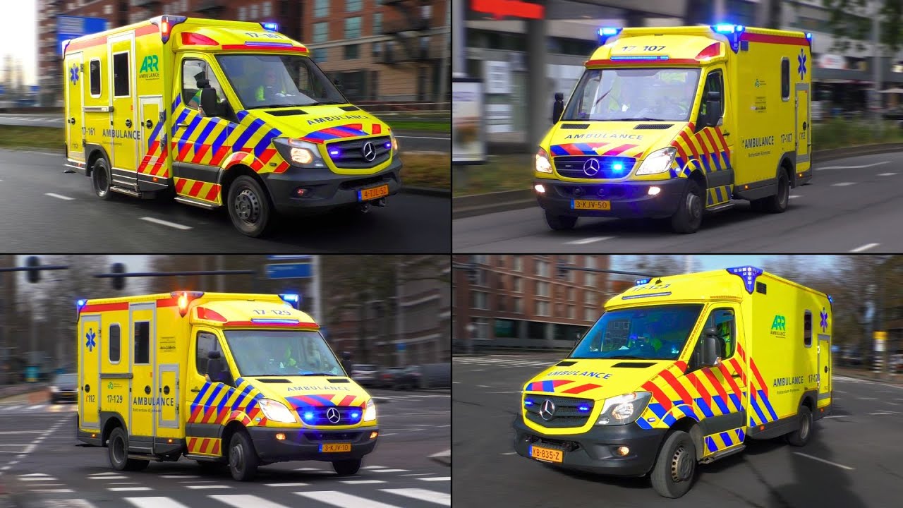 [Compilatie] De Iconische 'Container/Kubus' Ambulances in diverse generaties met spoed in Rotterdam!