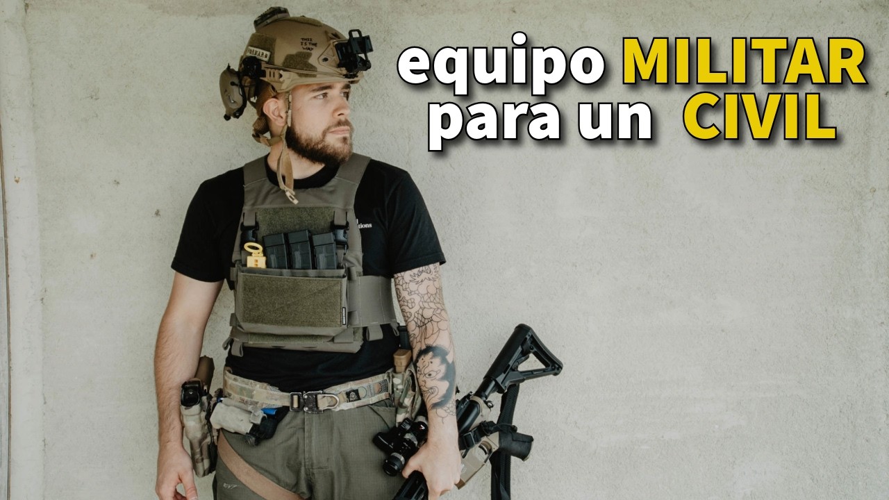 &iexcl;Mira el equipo militar REAL que usamos en Civil T&aacute;ctico!
