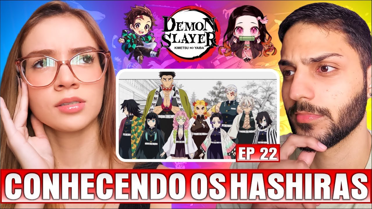 (NEZUKO TORTURАDА? 😭) Professora de Geografia ASSISTE DEMON SLAYER｜EPISÓDIO 22｜DUBLADO｜REACT