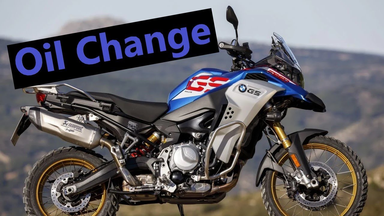 2021 BMW F850GS Engine Oil Change