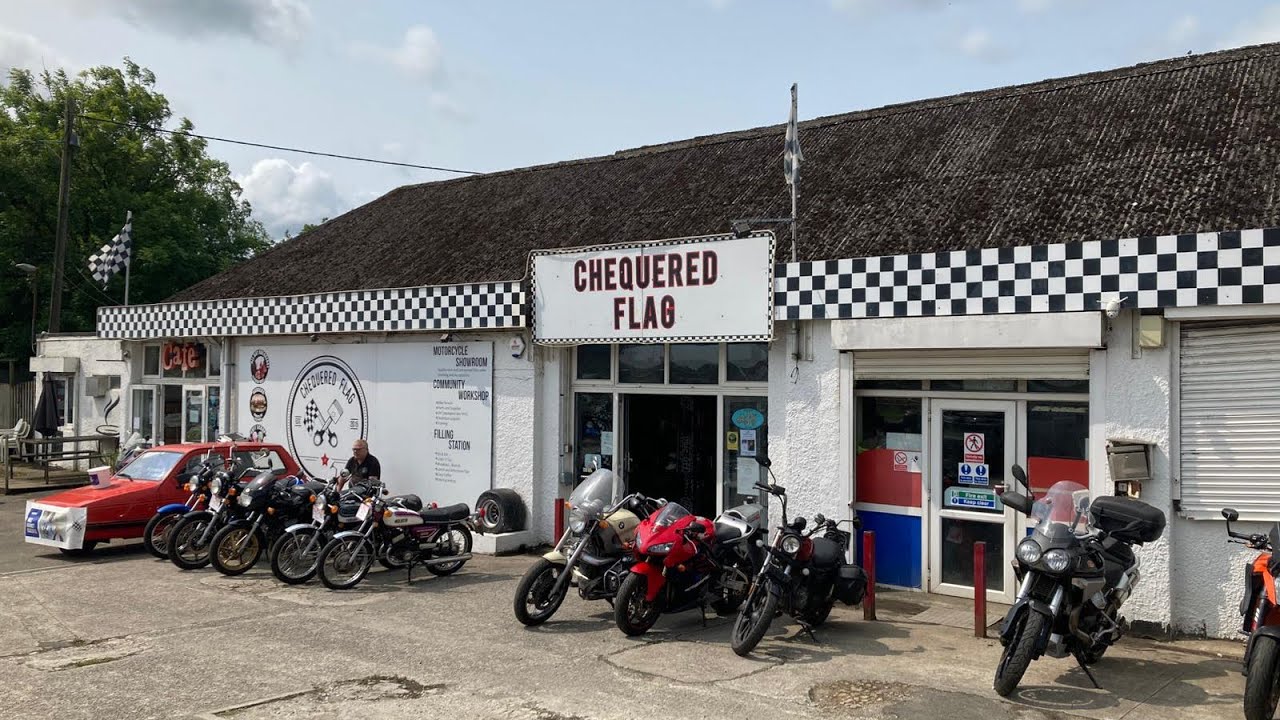Riding to Chequered Flag in Liskeard from Exeter.