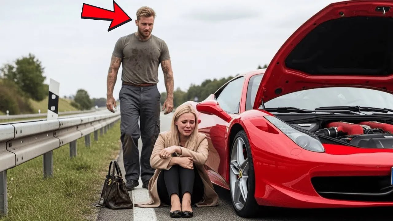Am Heiligabend Hatte Das Auto Der Millionärin Eine Panne — Bis Ein Armer Mechaniker Erschien...