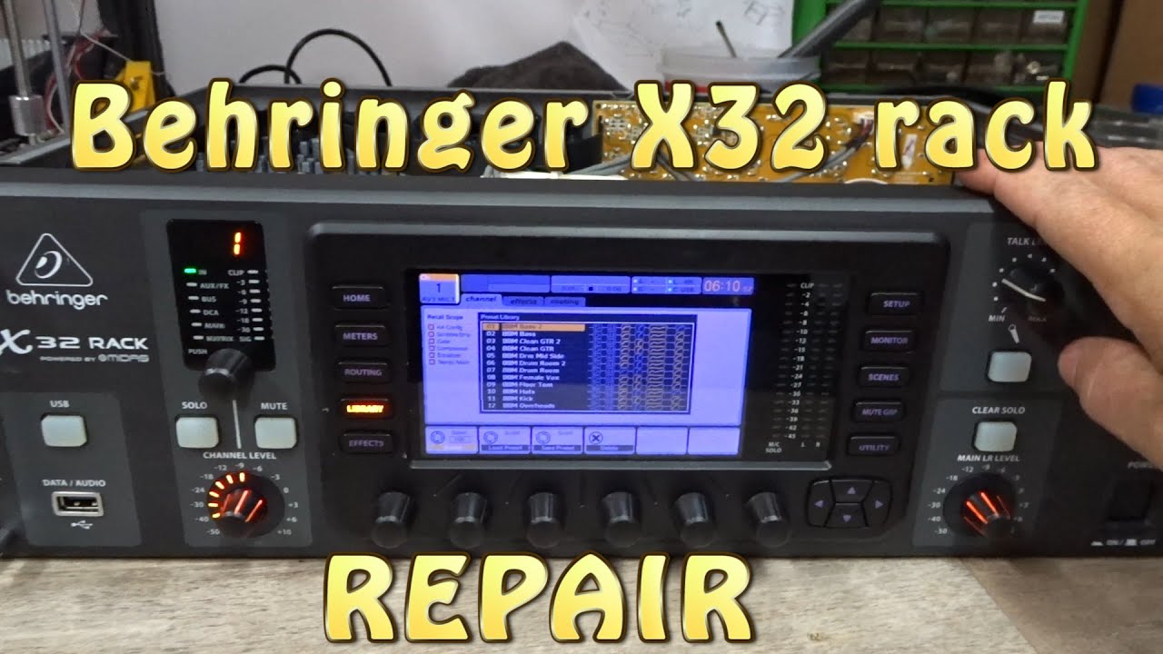 Behringer X32 Rack power supply repair