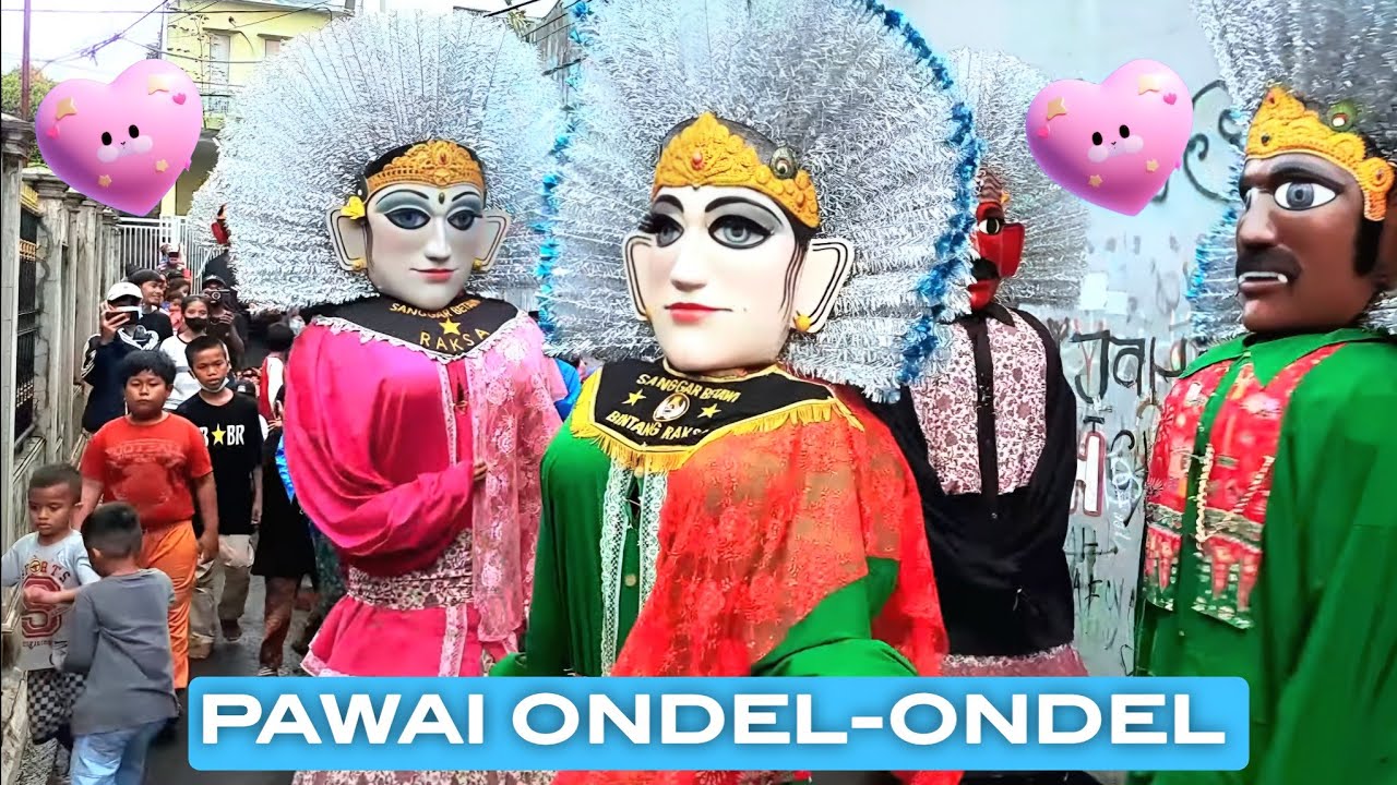 Ondel-ondel Betawi Milad Sanggar Bintang Raksa | Ondel ondel Satya Betawi di BKT