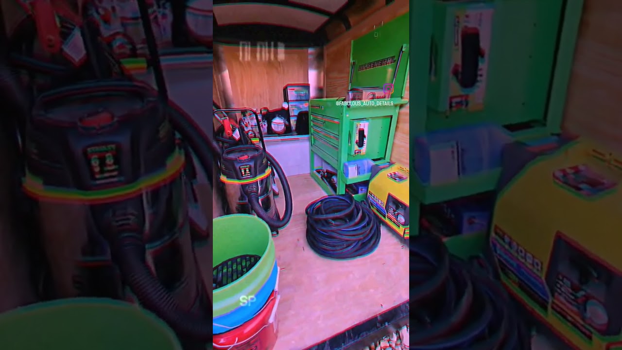Follow me to watch my mobile detail trailer build!
