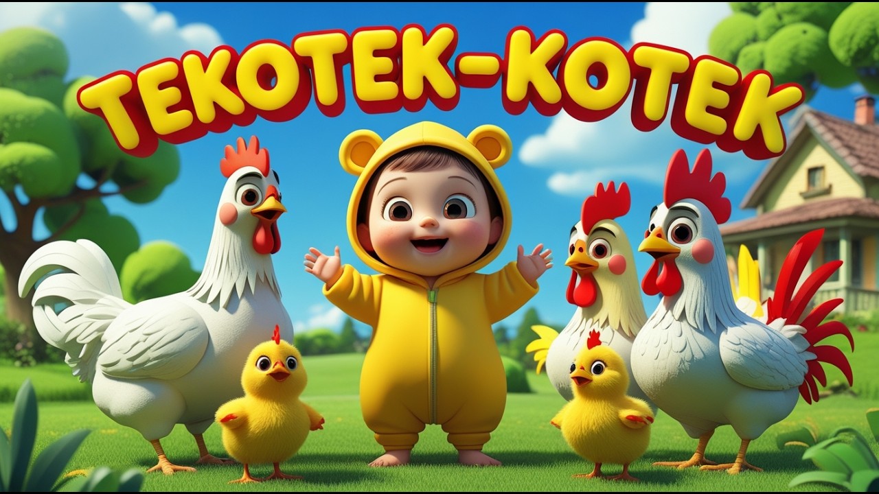 TEKOTEK-KOTEK ANAK AYAM - LAGU ANAK INDONESIA – LAGU BELAJAR DAN BERNYANYI | FamilyKids