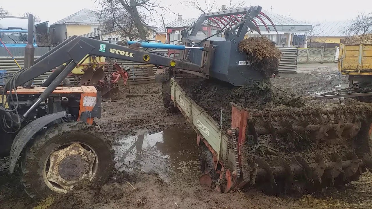 încărcat gunoi de grajd ,fiat 880.