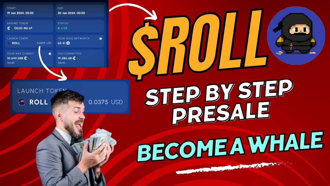 Step-by-Step Guide to Buying ROLL Token on DojoSwap Presale for 0.0375 USD