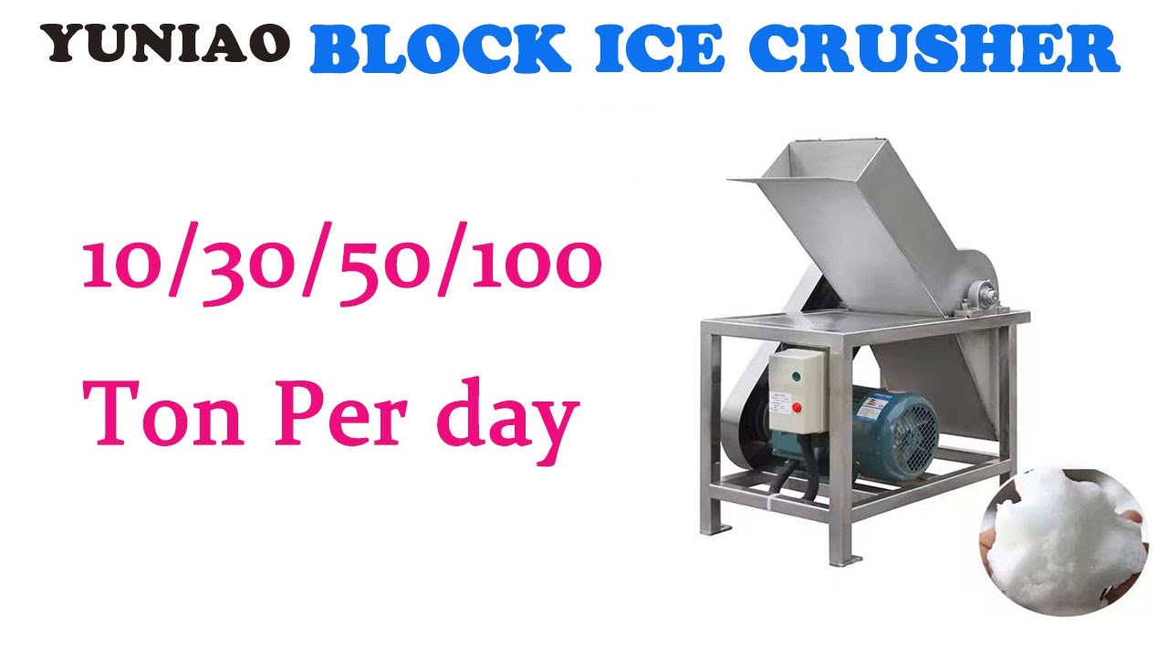 Best Ice Crusher Machine Crush Block/Cube/Tube Ice Into Powder Ice for Seafood Fish Shrimp (2024)