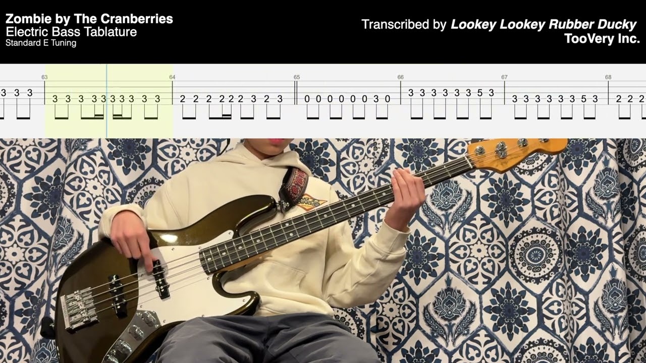 Bass Tab Zombie by The Cranberries