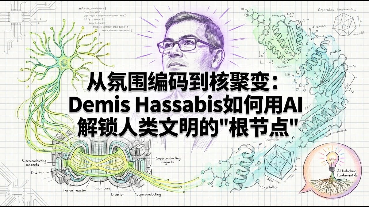 AI解锁文明根节点 | Demis Hassabis的AGI战略蓝图 | 氛围编码与核聚变未来
