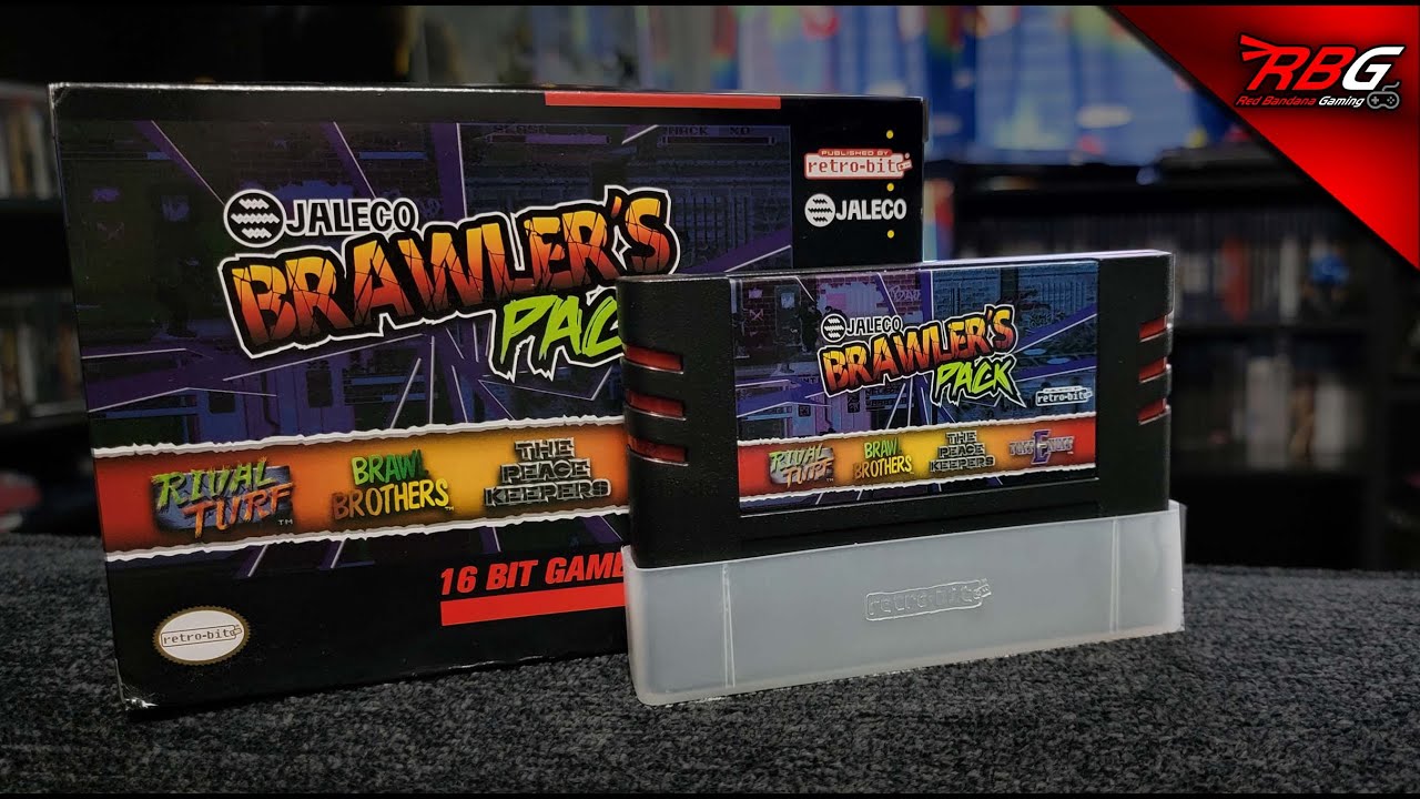 Jaleco Brawler's Pack for SNES - Unboxing & Play Testing - Red Bandana Gaming