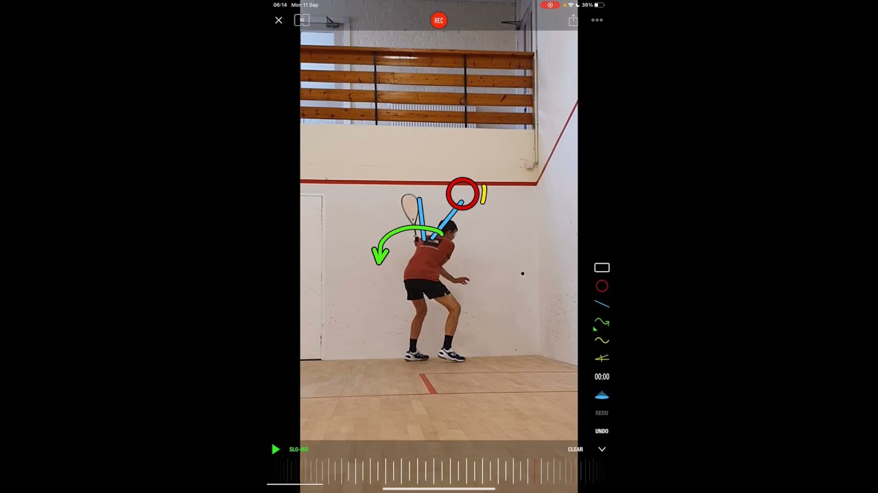 Squash Backhand Coaching - Akash