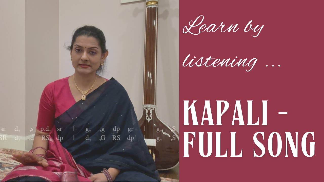 Sharadhe Music School | Kapali By Papanasan Sivan | Jayashree Nagarjan