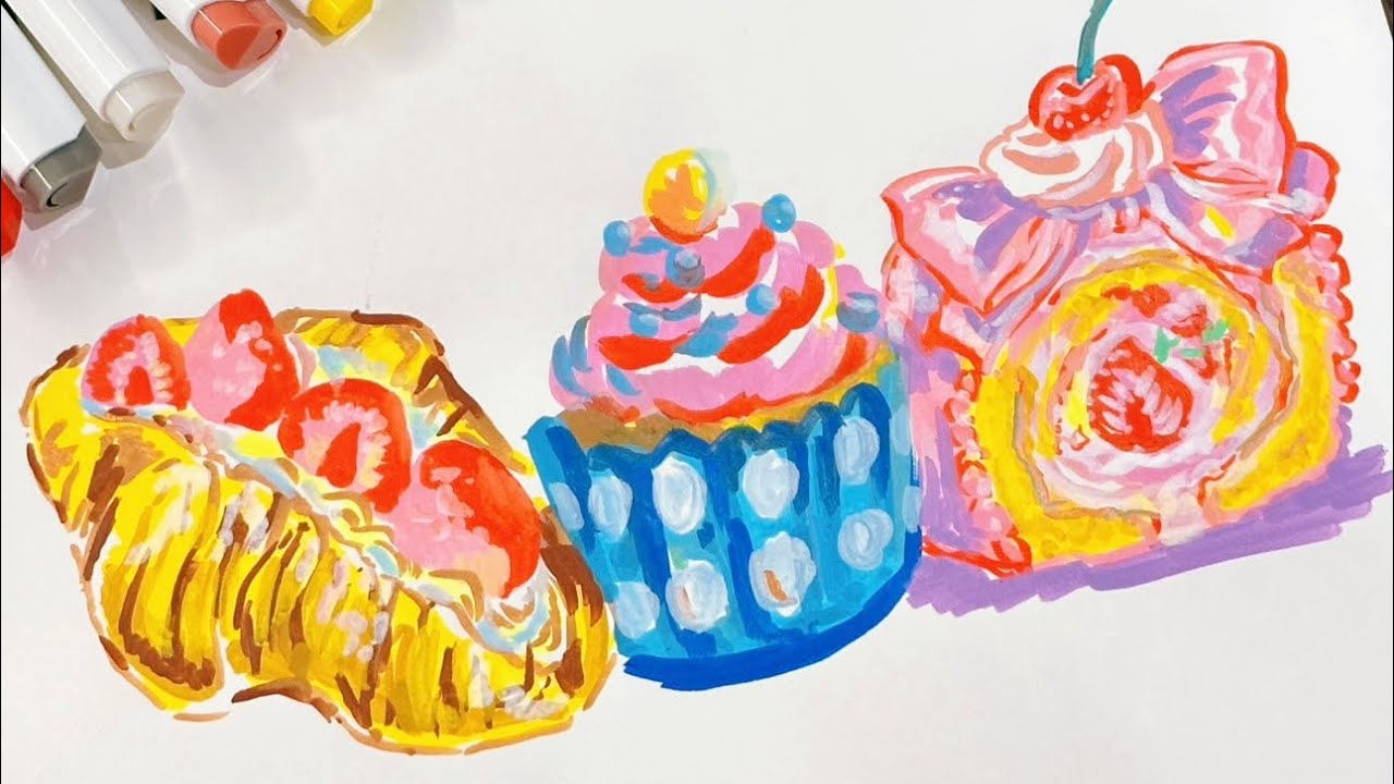 Painting desserts