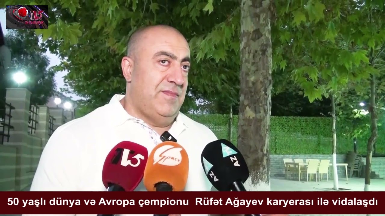 50 yaşlı dünya və Avropa çempionu  Rüfət Ağayevin karyerası ilə vidalaşdı