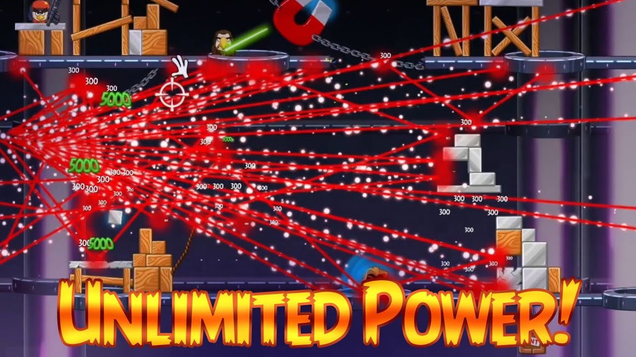 Angry Birds but the Abilities NEVER RUN OUT!