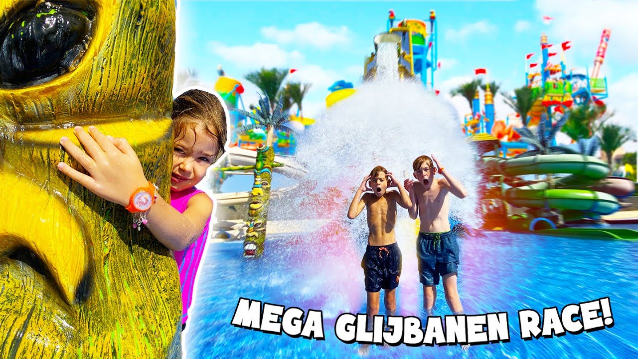 CHALLENGE IN GESLOTEN WATERPARK !! 🤫😳 - De Bakkertjes #730